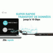 I-tec Metal C31HUBMETAL2A2C hub & concentrateur USB 3.2 Gen 1 (3.1 Gen 1) Type-C 10000 Mbit/s Noir_4