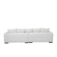 Canapé design modulable LITA - 9 coussins XL - Blanc - Luxe et confort_4