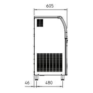 AF 156 AS Machine à glace en grains - Scodif Scotsman - 150 kg/24 h - inox avec stockage 55 kg_4