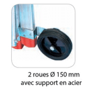 Plateforme individuelle roulante PLATEA - norme bâtiment PLT-07 avec roues basculantes_4