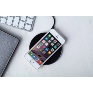 Chargeur sans fil 5W - boîtier plastique avec gravure lumineuse LED_4