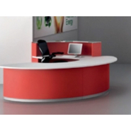 Banque d'accueil modulaire personnalisable - BENGENTILE avec options LED et PMR_4