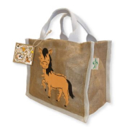 Sac réutilisable en fibre de jute naturel - sans lamination - avec poignées en coton biologique_4