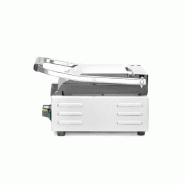 Grill de contact modèle simple 1/2 rainuré 1/2 lisse 220x230mm HENDI_4