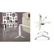 Table polyvalente rabattable sur roulettes So Leon_4