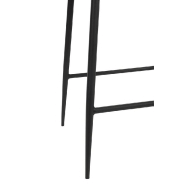 Chaise de bar Valona en cuir noir - élégance, confort et design industriel_4