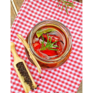 Bocal en verre WECK 235 ml, diamètre d'ouverture 63 mm