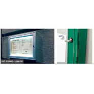 Vitrine d'extérieur élégante et peu encombrante - Épaisseur 30mm - TRADITION - Affichage de 2 à 18 A4_4