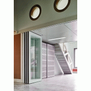 Mur mobile vitré acoustique suspendu Acoglass - atténuation acoustique jusqu'à 45 dB Rw_4