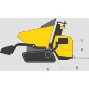 Dt 12 mini-dumper sur chenilles - wacker neuson - 1200 kg_4