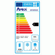 Armoire emboutie positive 2 portes GN2/1 AISI430 ICE80RSGR Atosa_4