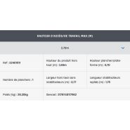 Structure pliable en aluminium pour travaux en hauteur