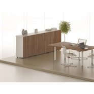 Bureau droit avec plateau rectangulaire d'une profondeur de 80 cm -NOVA PLUS_4