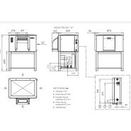 MAR 126 AS - Machine à glace en écailles à groupe intégré - Scodif Scotsman - 900/1000 kg/24h - Finition inox_4