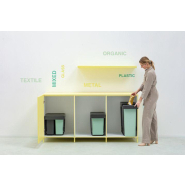 Poubelles encastrables Brabantia Sort & Go - 2 x 30 Litres - Dark Grey - UGS232527_4