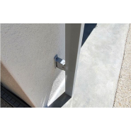 Brise soleil orientable autoportant sur mesure - lame galbée 80 mm - aluminium extrudé - motorisé - fabrication française_4
