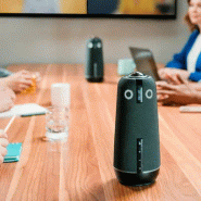 Meeting Owl 4+  Caméra de visioconférence intelligente 4K, microphone et haut-parleur à  360°, avec_4