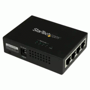 Injecteur PoE+ à  4 ports Gigabit - Midspan Power over Ethernet - 802.3at/af_4