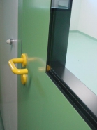 Porte hermétique étanche SBC 40/45/50 - isolation thermique et phonique - pour salles propres, hôpitaux et industries_4