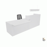 Banque d'accueil design avec accès PMR Z2 - Officity - 246, Gauche, Blanc_4