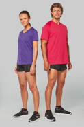 T-shirt de sport manches courtes col V homme - PROACT - 100% polyester, séchage rapide - Réf: PA476_4