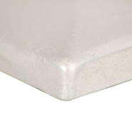 Vidaxl bouchons de poteau de clôture 6 pcs métal galvanisé 71x71 mm 145489_4