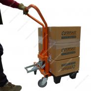 FP KK ESPO 4027 - Transpalette manuel Ferplast - Capacité 200 kg - Levage mécanique 88 à 125 mm - Pour palettes 600x400 mm_4