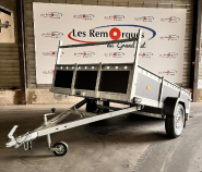 Remorque bagagère non freinée - 2,58 X 1,50 M - VDM HOLZ 258_4