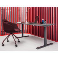 Bureau pour télétravail réglable en hauteur - OGI DRIVE - électrique ou manuel - design contemporain et écologique_4