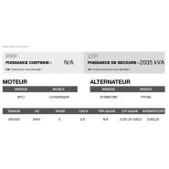 AT-2035 50 Hz triphasé - Groupe électrogène en container Inmesol - 2.031,5 kVA - Moteur MTU, alternateur Stamford_4
