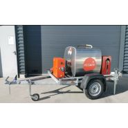 Cuve GNR 450L sur remorque de transport ADR - Citerne mobile diesel gasoil <500L