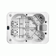 SPA 4 PLACES ARCHIPEL® GT4 BLANC NACRÉ - SPA THÉRAPEUTIQUE BALBOA® 215 X 160 CM_4