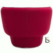 Fauteuil 1 place Venice - Softline. - Felt Rose tendre 642_4