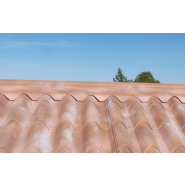 Panneau sandwich imitation tuile romane - épaisseur 40 à 120 mm - isolation performante et esthétique_4