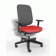 Siège opérateur Alaia en résille - Sokoa - Rouge, Réglable hauteur, Non, Classique_4