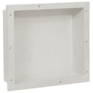 Vidaxl niche de douche blanc mat 41x36x10 cm 151390_4