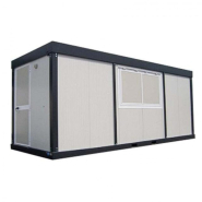 Bungalow neuf type Snack 6 mètres - porte pleine, fenêtre snack, plancher bois-ciment, 13,4 m²_4