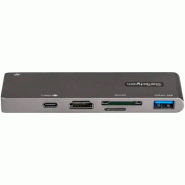 Adaptateur Multiport USB-C pour MacBook Pro/Air - USB Type-C vers HDMI 4K, Alimentation 100W, Slot S_4