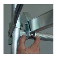 Échafaudage roulant aluminium pliant T-ONE 155 - Comabi SNC - Hauteur de travail max 7,70 m - Base pliante et montage rapide_4