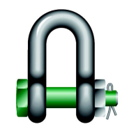 Manille Green Pin® standard - acier forgé - lyre haute résistance - axe boulonné - bâtiment, travaux publics, forestier, maritime_4