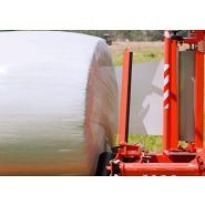 Enrubanneuse agricole maniable pour balles de foin ou d'ensilage