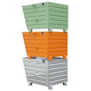 Bac basculant par palonnier 300 à 2000 L - capacité 500 à 2000 kg - version laquée ou galvanisée_4