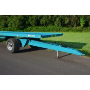 Remorque agricole PTAC 26000 kg avec hauteur de plancher 1280 mm