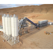 Centrale à béton fixe - grandes productions - 120 m³ par trémie - structure galvanisée - CTT_4