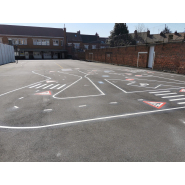 Parcours de sécurité routière  pour cours de récréation et espaces publics_4