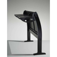 Siège d'amphithéâtre avec table modulable en rangée droite pour les universités, salles de formation - Q3000 - ATOMA_4
