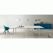 Grande table de réunion Pigreco Up - Martex - Blanc, 340_4