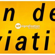 Panneau de voirie temporaire KD69b - Confirmation de déviation - gamme Innov - WP Signalisation_4