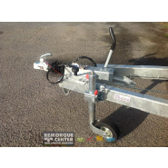 Benne Lider - PTAC 3500 Kg - 2 essieux freinés - Pompe électrique et manuelle - 400 x 190 x H35 cm - Référence PW1.2LUX_4