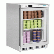 Vitrine réfrigérée négative de comptoir Série C inox 129L PC008 Polar_4